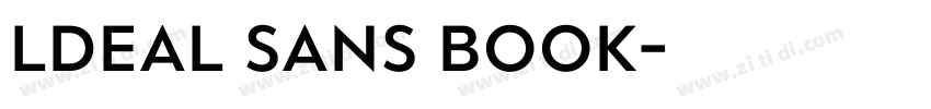 ldeal sans book字体转换